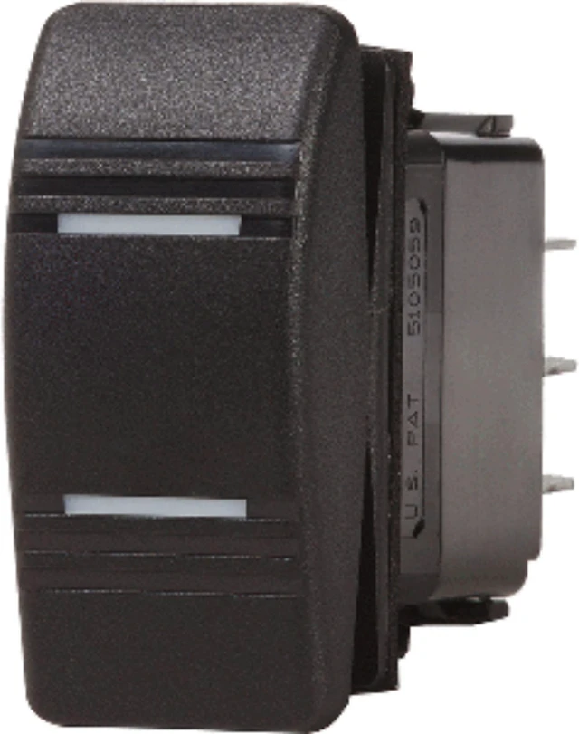 Alt view image 8 of 8 - Blue Sea 8283 Water Resistant Contura Switch - Black