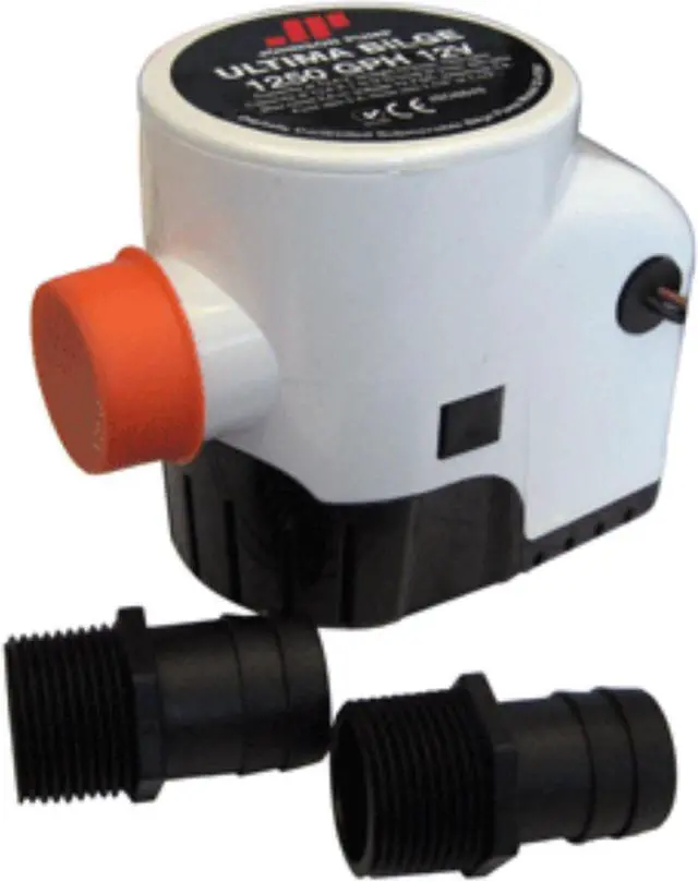 Alt view image 5 of 8 - JOHNSON PUMP ULTIMA BILGE 1250 GPH 1-1/8" AND 1-1/4" HOSE