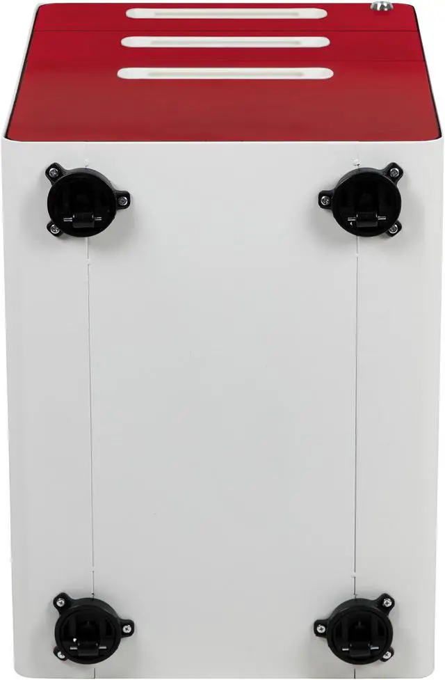 Alt view image 19 of 20 - Flash Furniture 3-Drawer Cabinet Legal & Letter Files White/Red 21" (HZ-AP53501RDWH)
