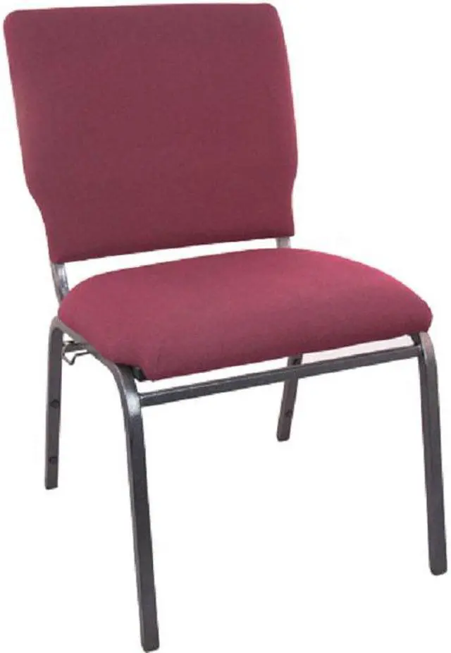 Alt view image 3 of 4 - Advantage Maroon Multipurpose Church Chairs - 18.5 in. Wide