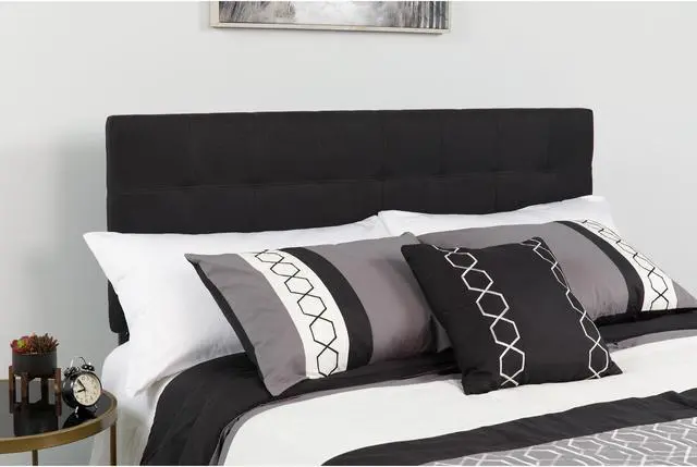 Alt view image 11 of 20 - Flash Furniture Bedford Tufted Upholstered Twin Size Headboard in Black Fabric