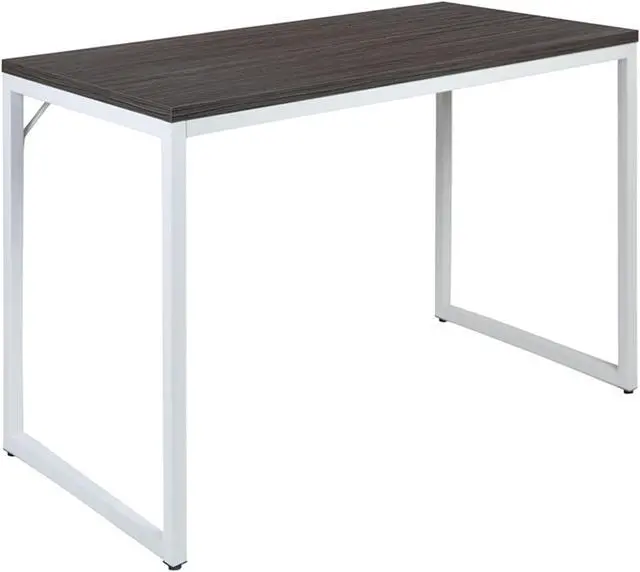 Alt view image 16 of 20 - Flash Furniture 47"W Commercial Grade Industrial Style Office Computer Desk - Rustic Gray