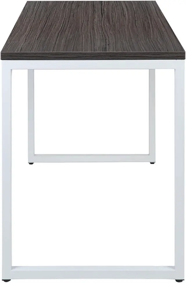 Alt view image 17 of 20 - Flash Furniture 47"W Commercial Grade Industrial Style Office Computer Desk - Rustic Gray