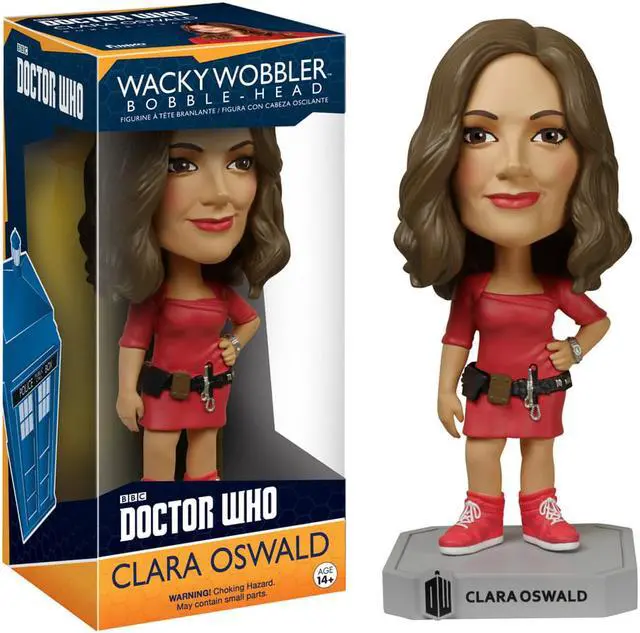 Alt view image 3 of 4 - Doctor Who Wacky Wobbler Clara Oswald Bobble Head Figure