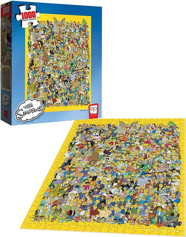 Main image of The Simpsons: Cast of Thousands Jigsaw Puzzle - 1000 Pieces