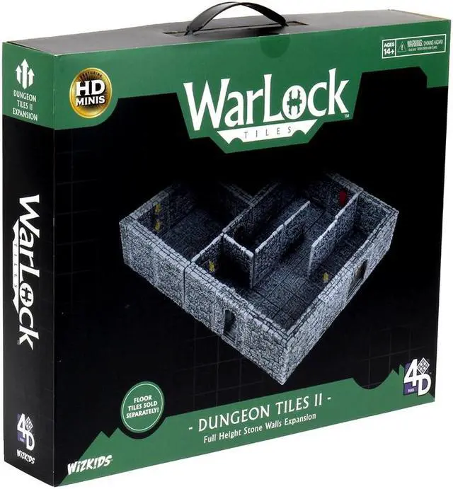 Main image of WarLock Tiles: Dungeon Tiles II - Full Height Stone Walls Expansion