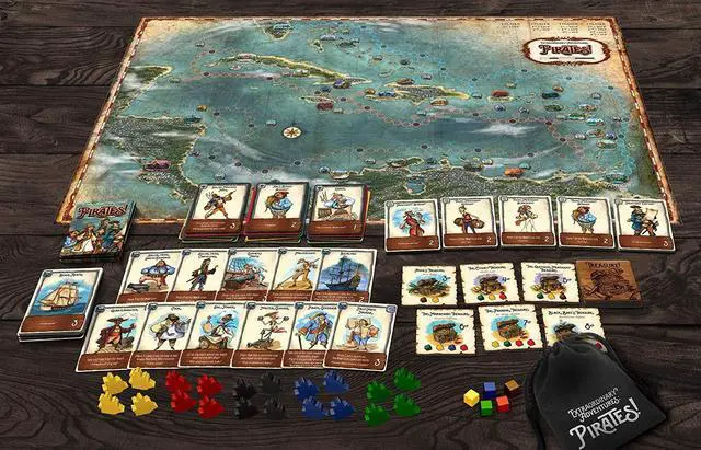 Alt view image 3 of 7 - Extraordinary Adventures Pirates Family Fun Board Game Forbidden Games