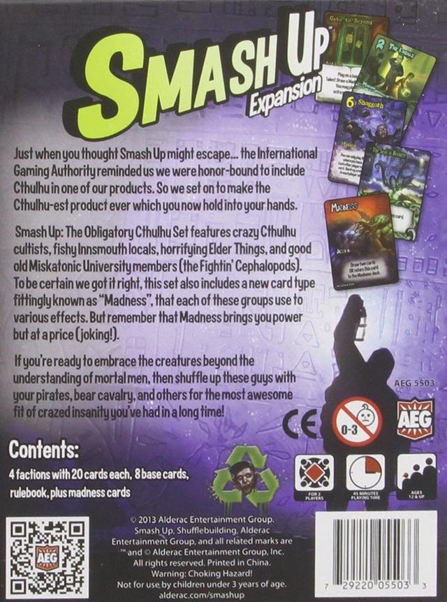 Smash Up - ALDERAC ENTERTAINMENT GROUP