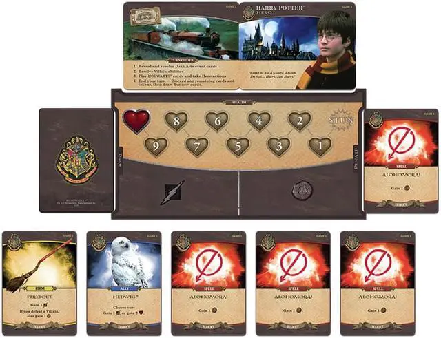 Alt view image 3 of 14 - HARRY POTTER HOGWARTS BATTLE - A Cooperative Deck-Building Game