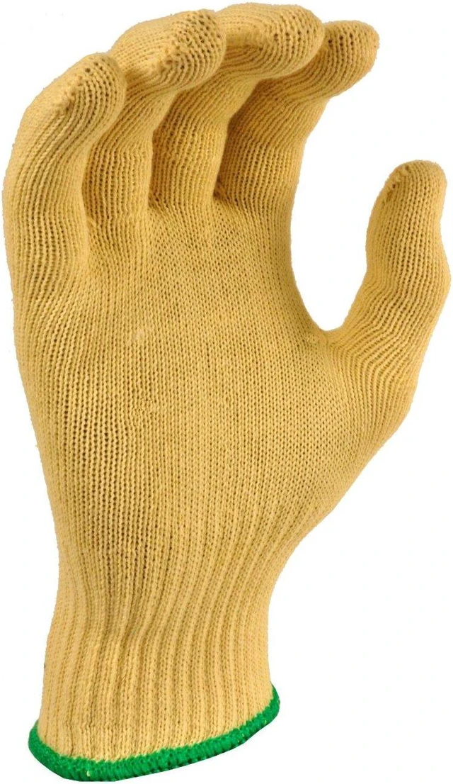 Main image of G and F 1678M Cut Resistant 100-Percent DuPont Kevlar Gloves, Yellow, Medium, 1-Pair