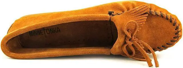 Alt view image 5 of 9 - Minnetonka Women's 402 Kilty Moccasin,Brown,9.5 M US