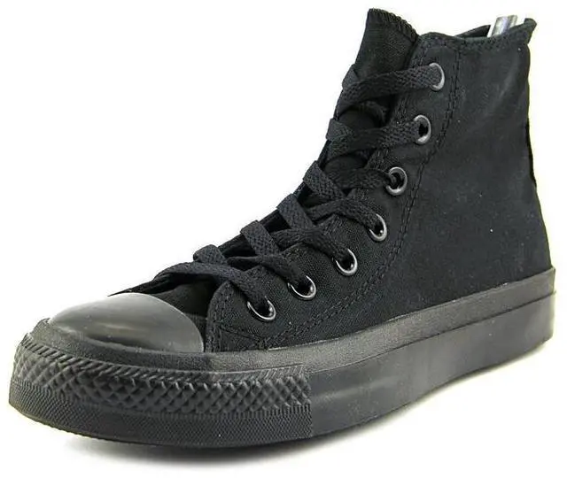 Main image of Converse C Taylor A/S HI Womens Size 7.5 Black Textile Sneakers Shoes