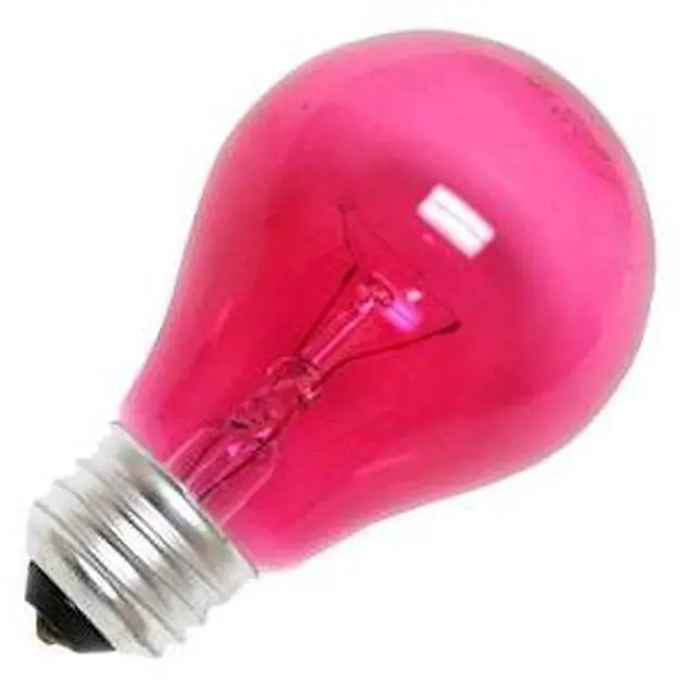 Main image of GE 22730 - 25A/TPK Standard Transparent Colored Light Bulb