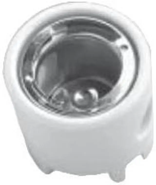 Alt view image 3 of 6 - USHIO P28s 250V 10A Medium Prefocus Porcelain Socket No Leads