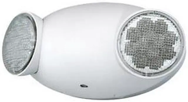 Main image of Hubbell 00148 - 120/277 volt Dual LED Head White Emergency Light (CU2)