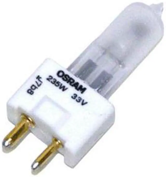 Alt view image 3 of 8 - OSRAM 58941 - 235w 33v T12 Frosted GZ9.5 Halogen Light Bulb