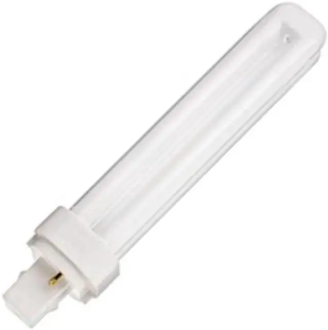 Alt view image 4 of 6 - Satco S8328 26W Double Tube 2-Pin G24D-3 Plug-In base 4100K fluorescent bulb