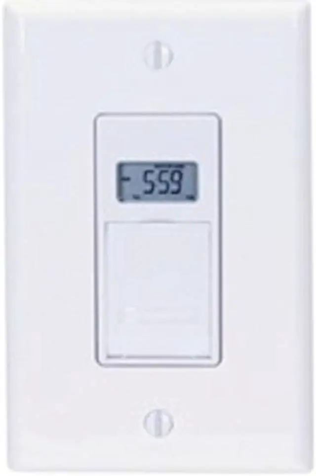 Alt view image 2 of 5 - INTERMATIC EJ600 Timer,Digital,120V,12A,Wall Switch