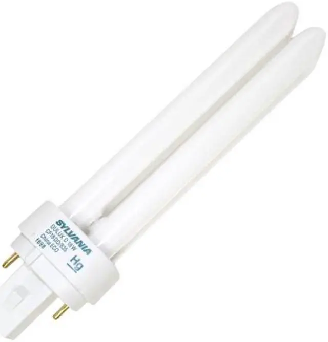 Main image of Sylvania 20677 18W CF18DD/835/ECO G24D-2 2-Pin CFL bulb