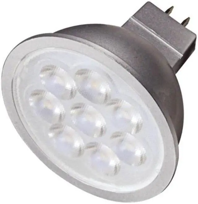 Alt view image 2 of 3 - Satco 6.5w LED MR16 Expanded Line 4000K 25 deg. Beam GU5.3 Base 12v - 50w-equiv
