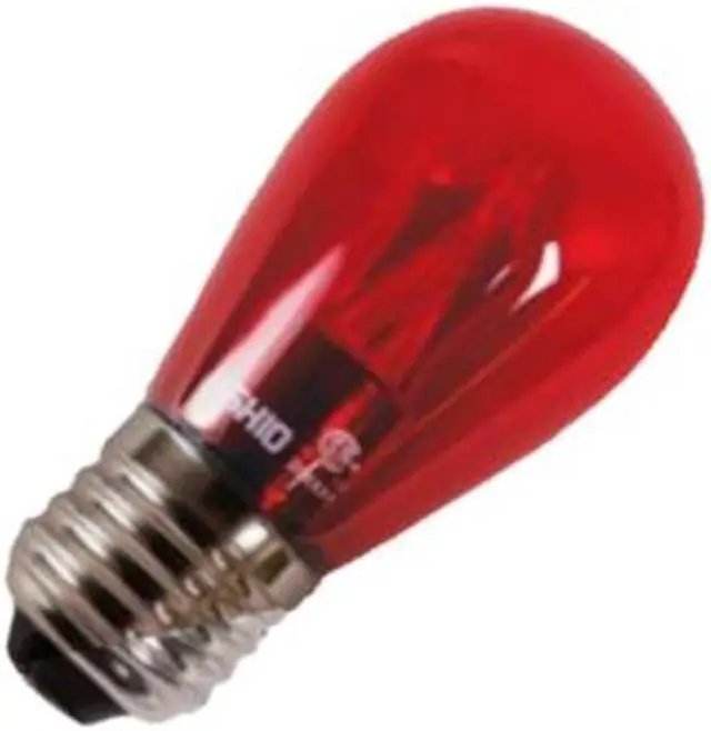 Main image of USHIO 1003931 - 2W UTOPIA LED S14, Red, E26 1003931 Sign Scoreboard LED Light Bulb