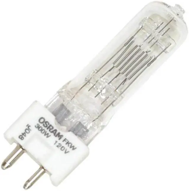 Main image of OSRAM FKW CP81 300w 120v GY9.5 Base Halogen Light Bulb