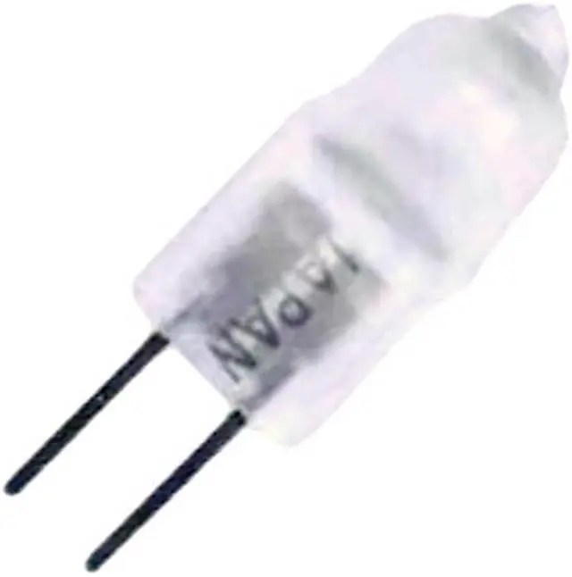 Alt view image 4 of 4 - Ushio 1000829 - JC12V-50WF/G6.35 C-6 2000 Hours Frosted Bi Pin Base Single Ended Halogen Light Bulb