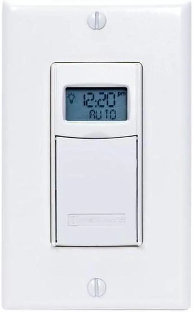 Alt view image 2 of 11 - Intermatic EI600WC Decorator Digital In-Wall 7-Day Astronomic Timer, White
