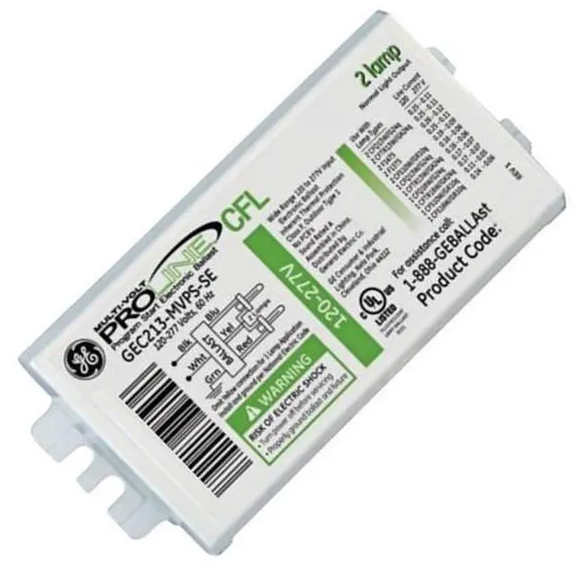 Main image of GE 63092 - GEC213-MVPS-SE Compact Fluorescent Ballast
