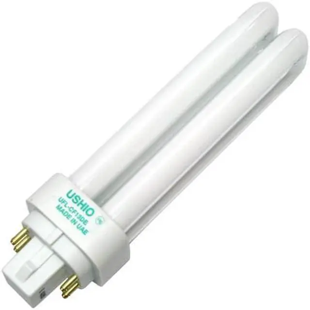 Alt view image 6 of 6 - USHIO 13w CF13DE/841 G24q-1 Dimmable Compact Fluorescent Bulb - 60w equiv.