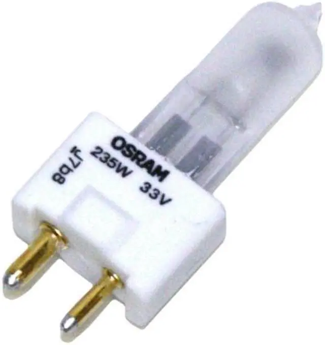 Alt view image 7 of 8 - OSRAM 58941 - 235w 33v T12 Frosted GZ9.5 Halogen Light Bulb