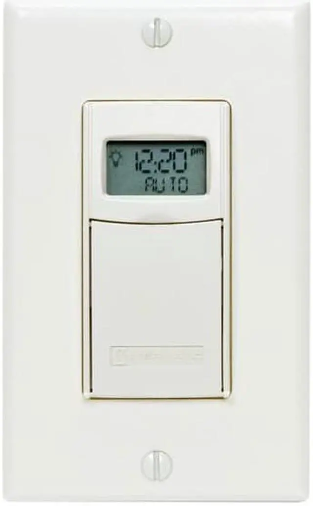 Alt view image 4 of 8 - Intermatic EI600LAC 7-Day Electronic In-Wall Timer - Almond