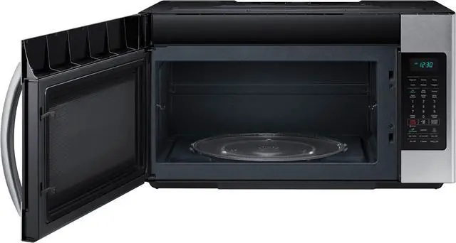 Alt view image 3 of 16 - Samsung ME18H704SFS 1.8 Cu. Ft. 1000W Stainless Over-the-Range Microwave ME18H704SFS/AA