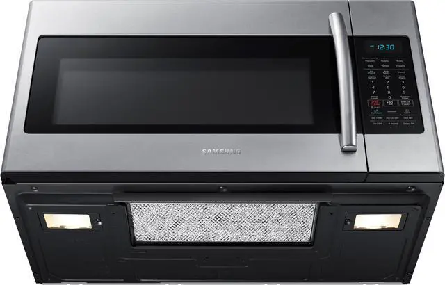 Alt view image 5 of 16 - Samsung ME18H704SFS 1.8 Cu. Ft. 1000W Stainless Over-the-Range Microwave ME18H704SFS/AA
