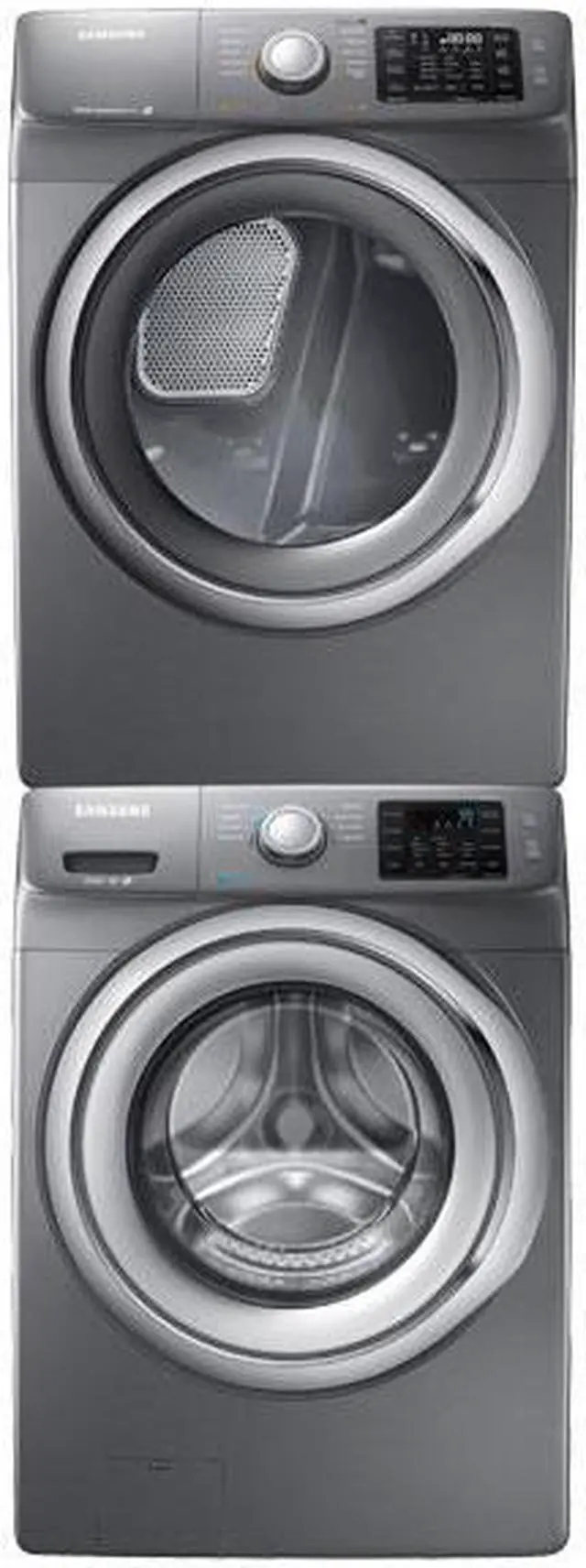 Alt view image 8 of 12 - Samsung  WF42H5200AP:  WF5200  4.2  cu.  ft.  Front  Load  Washer  (Platinum)