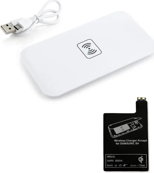 Main image of GEARONIC TM Qi Wireless Charger Charging Pad + Receiver Kit For Samsung Galaxy S4 SIV i9500