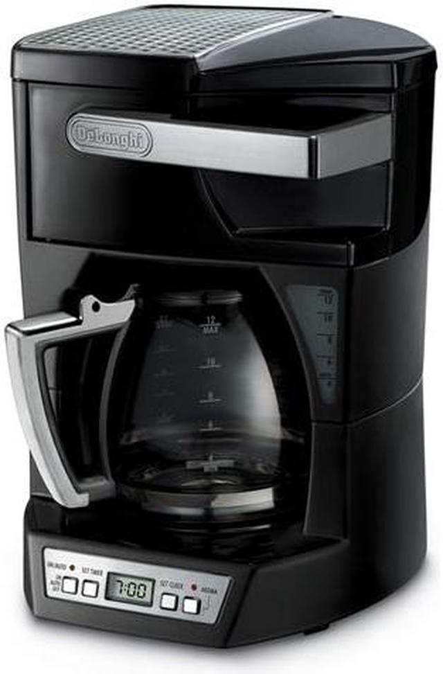 DeLonghi DCF212T Black 12 cup Coffee Maker With Front Access