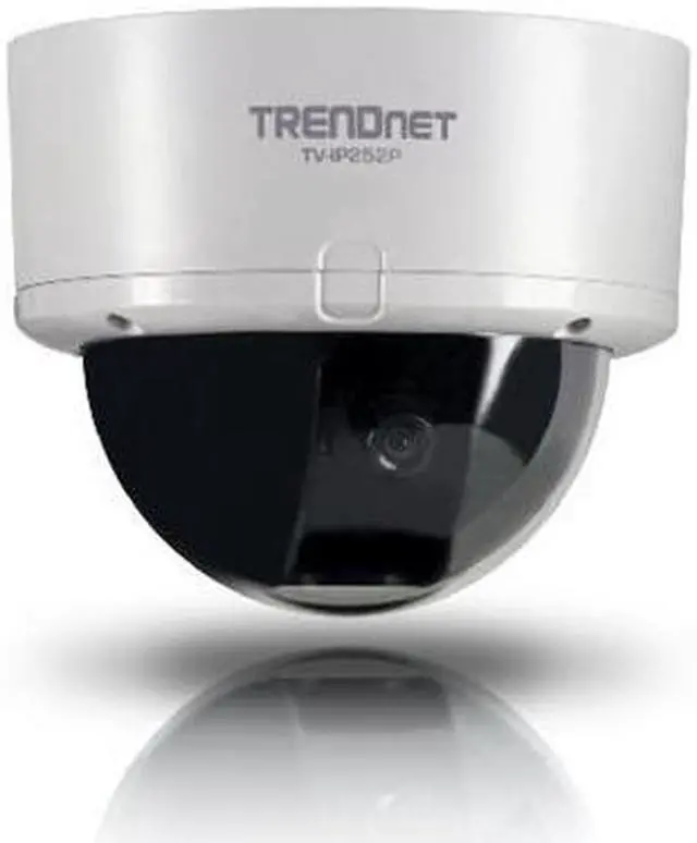 Main image of TRENDnet Dome Wired IP Camera with 2-Way Audio / 62 degree viewing angle / MAX Resolution 640x480 (TV-IP252P)
