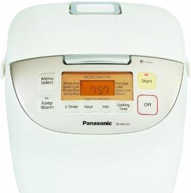 Panasonic Rice Cooker -SR-ZX185 - 10-cup, Microcomputer Controlled Fuzzy  Logic 