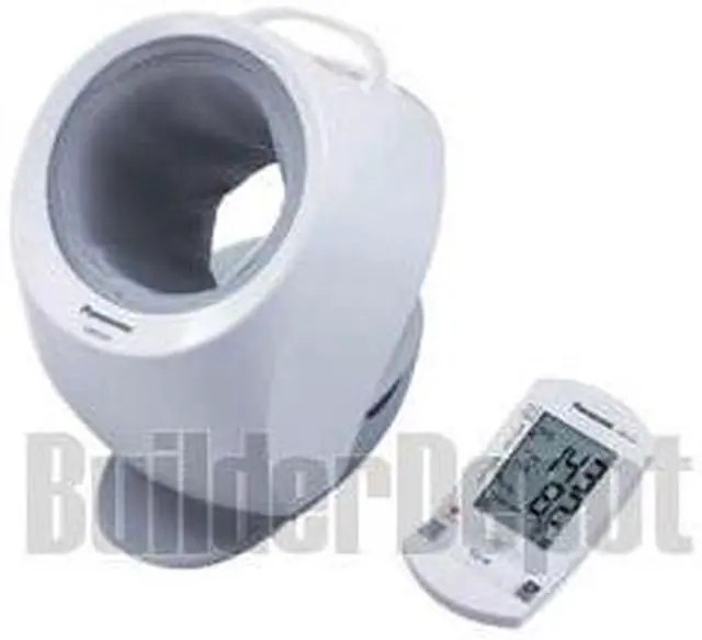 Alt view image 2 of 7 - Panasonic EW3153W Diagnostec Upper Arm Cuffless Blood Pressure Monitor with Portable Wireless Display