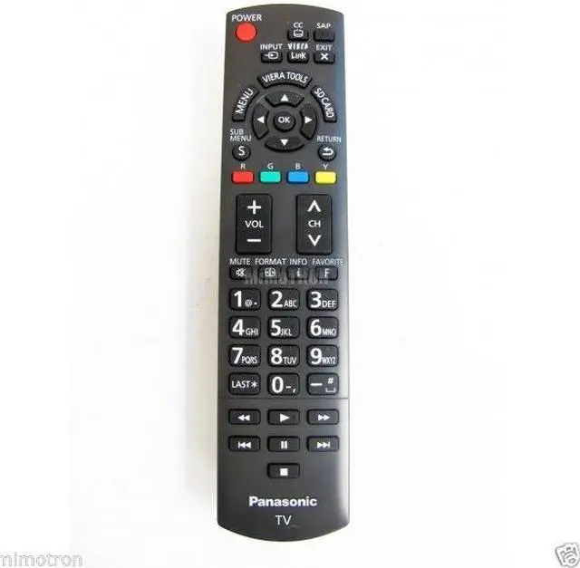 Alt view image 3 of 5 - Panasonic Replacement Remote Control for N2QAYB000485, TC32LX24, TC42LD24, TC42PC2