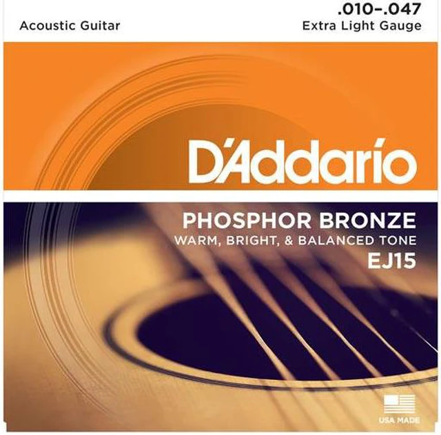 Alt view image 2 of 17 - D'Addario EJ15 Phos/Bronze Extra Lt Ac Guitar Strings