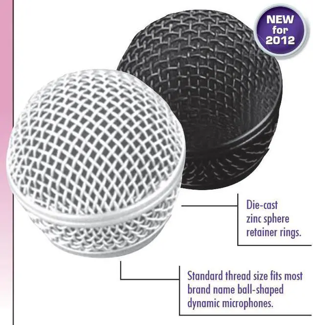 Alt view image 4 of 11 - On-Stage SP58 Microphone Grille