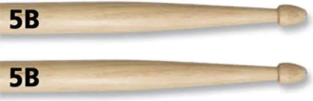 Alt view image 5 of 9 - Vic Firth American Classic 5BW Wood Tip Drumsticks