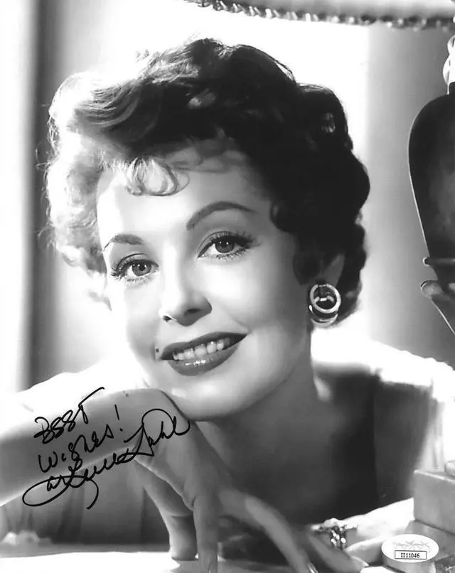 Main image of Arlene Dahl signed Vintage B&W 8x10 Photo Best Wishes- JSA #II11046