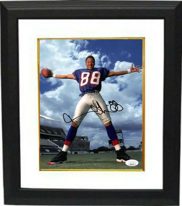 Main image of Terry Glenn signed New England Patriots 8X10 Photo Custom Framing #88- JSA