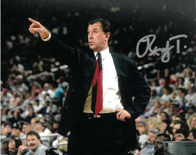 Main image of Rudy Tomjanovich signed Houston Rockets Coaching 8x10 Photo (1994 NBA Finals)