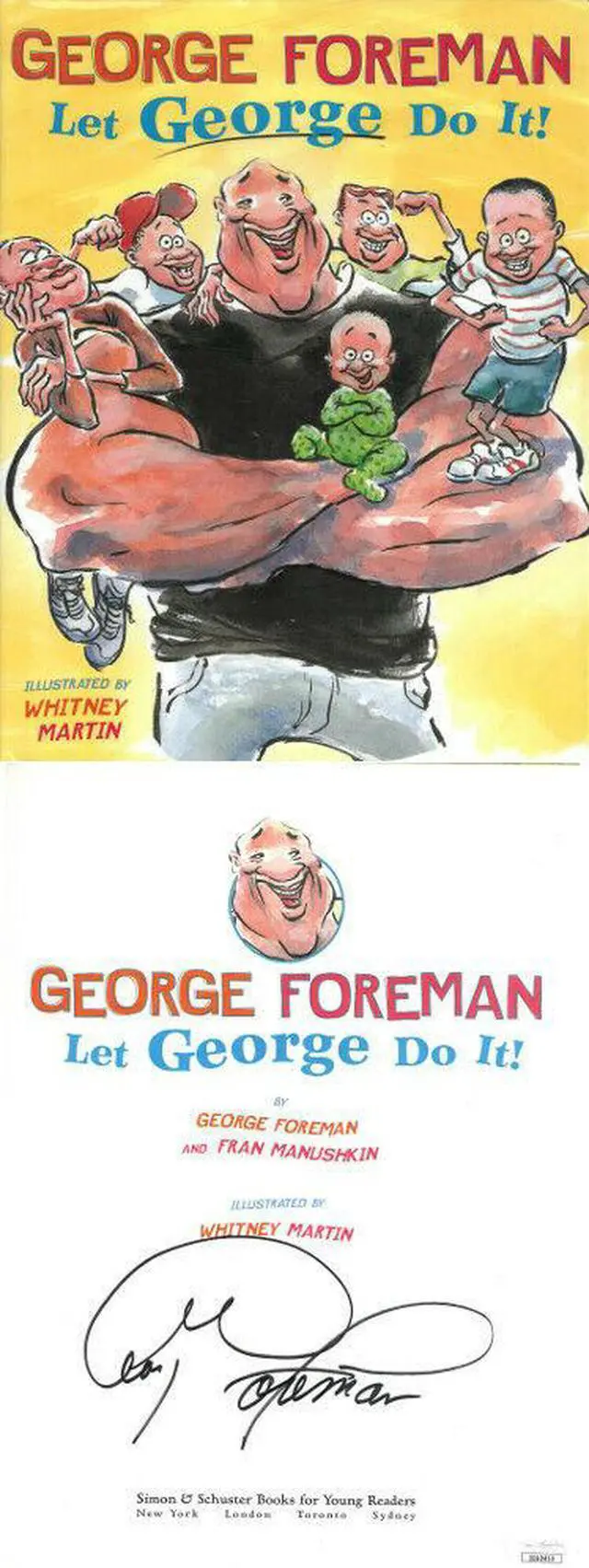 Main image of George Foreman signed 2005 'Let George Do It' Children’s  Hardcover Book – JSA Authenticated # EE62413