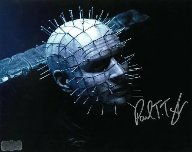 Main image of Paul T. Taylor signed Hellraiser: Judgement Pinhead 8x10 Photo- Radtke Hologram
