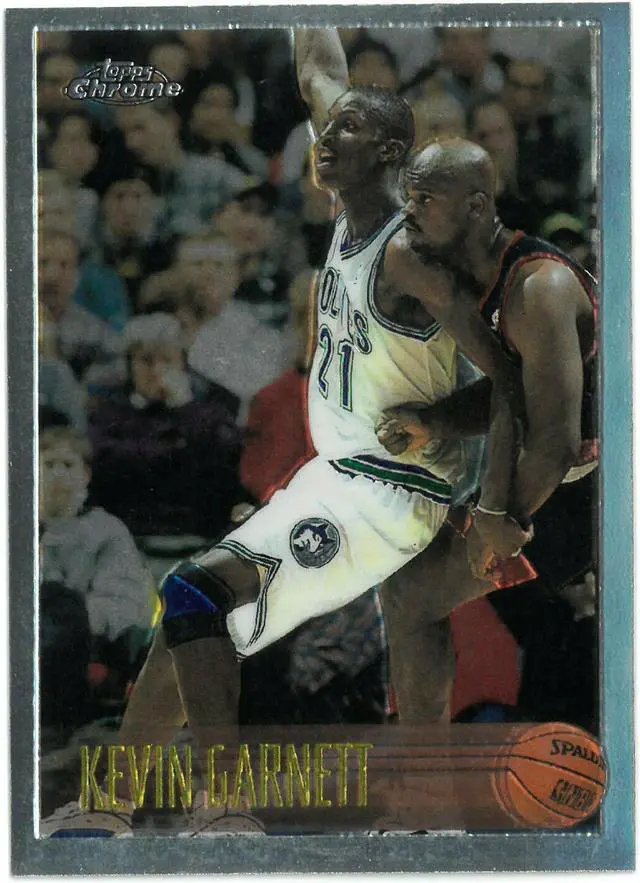 Main image of Kevin Garnett 1996-97 Topps Chrome Card #45 (Minnesota Timberwolves/2nd Year)